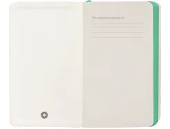 Carnet fermeture elastique vert menthe antartik notes couverture souple a6 papier uni ivoire 100 feuilles 80gr fsc gris