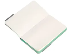 Carnet fermeture elastique vert menthe antartik notes couverture souple a6 papier uni ivoire 100 feuilles 80gr fsc gris