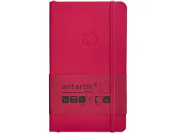 Carnet fermeture elastique antartik notes couverture souple a6 papier uni ivoire 100 feuilles 80gr fsc framboise