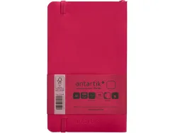 Carnet fermeture elastique antartik notes couverture souple a6 papier uni ivoire 100 feuilles 80gr fsc framboise