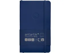 Carnet fermeture elastique antartik notes couverture souple a6 ligne 100 feuilles 80gr fsc coloris bleu marine