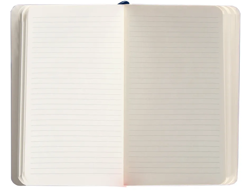 Carnet fermeture elastique antartik notes couverture souple a6 ligne 100 feuilles 80gr fsc coloris bleu marine