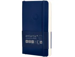Carnet fermeture elastique antartik notes couverture souple a6 ligne 100 feuilles 80gr fsc coloris bleu marine