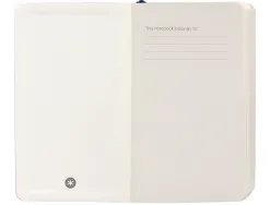 Carnet fermeture elastique antartik notes couverture souple a6 ligne 100 feuilles 80gr fsc coloris bleu marine
