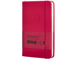 Carnet fermeture elastique antartik notes couverture rigide a6 papier uni ivoire 100 feuilles 80gr fsc framboise