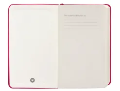 Carnet fermeture elastique antartik notes couverture rigide a6 papier uni ivoire 100 feuilles 80gr fsc framboise