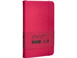 Carnet fermeture elastique antartik notes couverture rigide a6 papier uni ivoire 100 feuilles 80gr fsc framboise