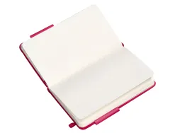 Carnet fermeture elastique antartik notes couverture rigide a6 papier uni ivoire 100 feuilles 80gr fsc framboise