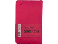 Carnet fermeture elastique antartik notes couverture rigide a6 papier uni ivoire 100 feuilles 80gr fsc framboise