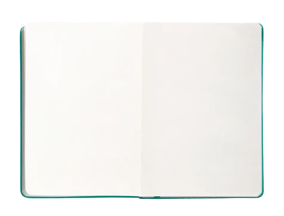 Carnet fermeture elastique antartik notes couverture rigide a4 papier uni ivoire 100 feuilles 80gr fsc turquoise