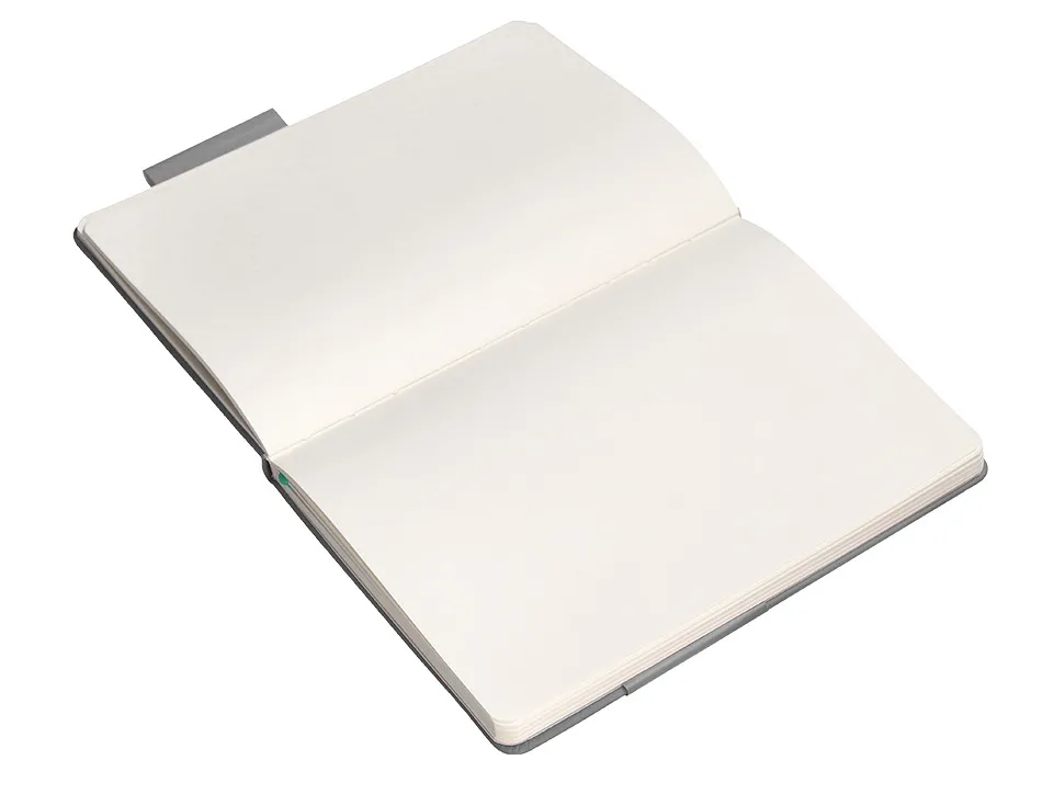 Carnet fermeture elastique turquoise antartik notes couverture rigide a5 papier uni ivoire 100 feuilles 80gr fsc gris