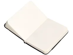 Carnet fermeture elastique antartik notes couverture rigide a7 papier uni ivoire 80 feuilles 80gr fsc coloris noir