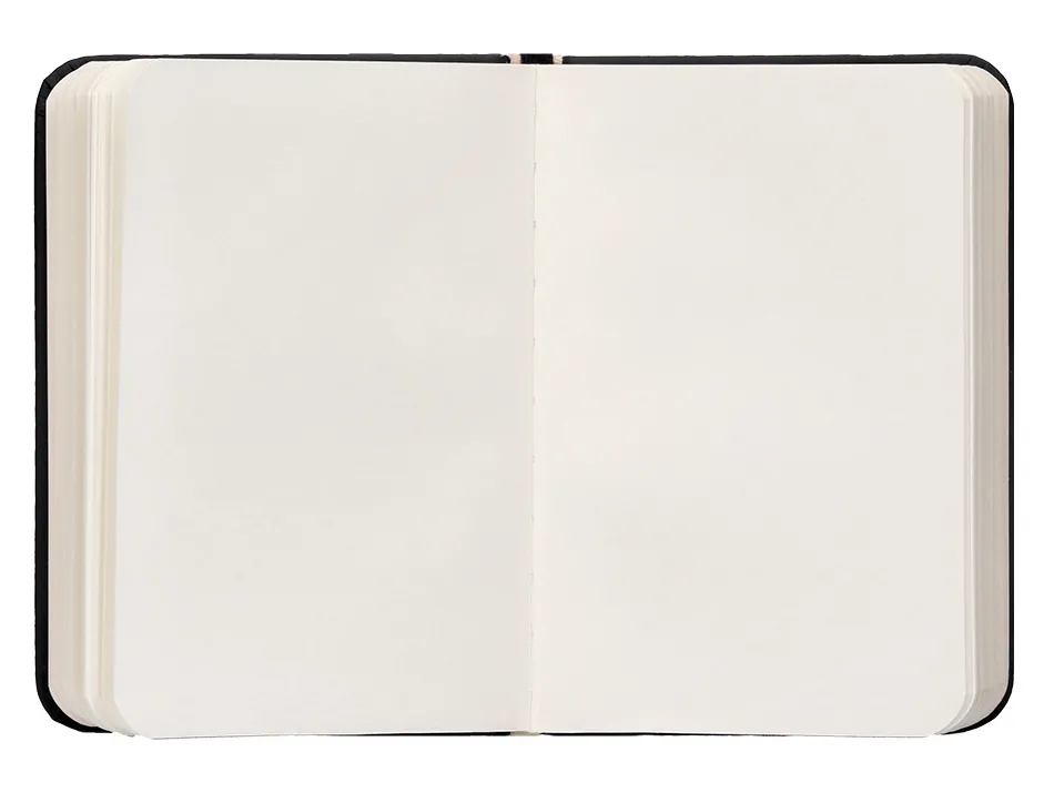Carnet fermeture elastique antartik notes couverture rigide a7 papier uni ivoire 80 feuilles 80gr fsc coloris noir