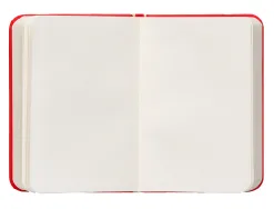 Carnet fermeture elastique antartik notes couverture rigide a7 papier uni ivoire 80 feuilles 80gr fsc coloris rouge