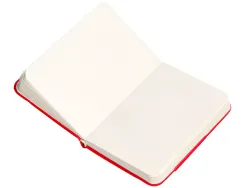 Carnet fermeture elastique antartik notes couverture rigide a7 papier uni ivoire 80 feuilles 80gr fsc coloris rouge