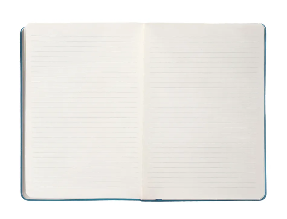 Carnet fermeture elastique antartik notes couverture rigide a4 ligne 100 feuilles 80gr fsc coloris bleu ciel