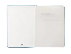 Carnet fermeture elastique antartik notes couverture rigide a4 ligne 100 feuilles 80gr fsc coloris bleu ciel
