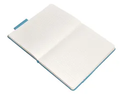 Carnet fermeture elastique antartik notes couverture rigide a4 ligne 100 feuilles 80gr fsc coloris bleu ciel