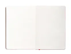 Carnet fermeture elastique antartik notes couverture souple a5 papier uni ivoire 100 feuilles 80gr fsc coloris rouge