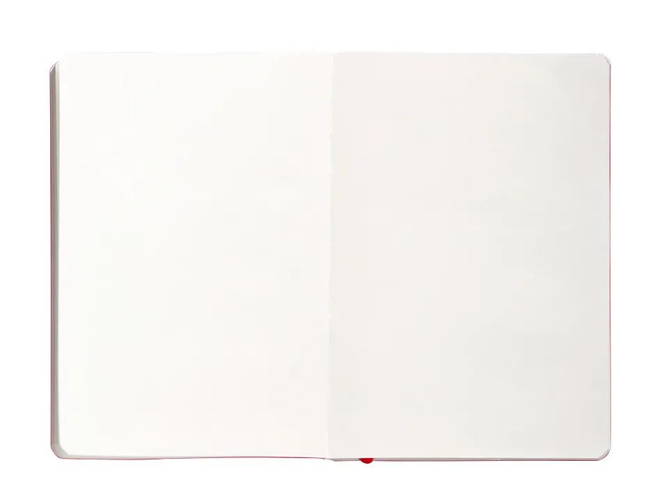 Carnet fermeture elastique antartik notes couverture souple a5 papier uni ivoire 100 feuilles 80gr fsc coloris rouge