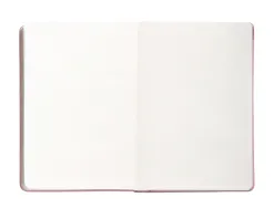 Carnet fermeture elastique antartik notes couverture rigide a4 papier uni ivoire 100 feuilles 80gr fsc rose pastel