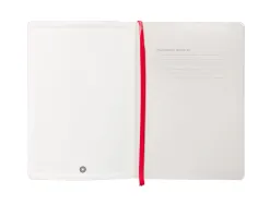 Carnet fermeture elastique antartik notes couverture souple a5 ligne 100 feuilles 80gr fsc coloris rouge