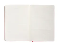 Carnet fermeture elastique antartik notes couverture souple a5 ligne 100 feuilles 80gr fsc coloris rouge