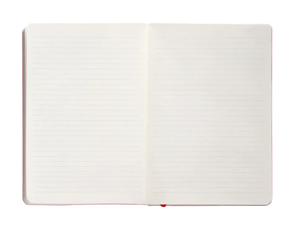 Carnet fermeture elastique antartik notes couverture souple a5 ligne 100 feuilles 80gr fsc coloris rouge