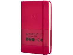 Carnet fermeture elastique antartik notes couverture rigide a6 ligne 100 feuilles 80gr fsc coloris framboise
