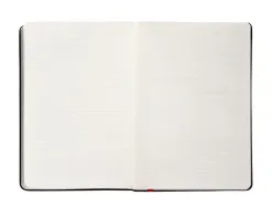 Carnet fermeture elastique rouge antartik notes couverture rigide a4 ligne 100feuilles 80gr fsc coloris noir