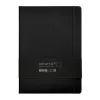 Carnet fermeture elastique antartik notes couverture rigide a4 papier uni ivoire 100 feuilles 80gr fsc coloris noir