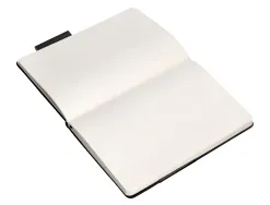 Carnet fermeture elastique antartik notes couverture rigide a4 papier uni ivoire 100 feuilles 80gr fsc coloris noir