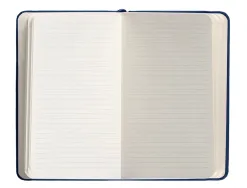 Carnet fermeture elastique antartik notes couverture rigide a6 ligne 100 feuilles 80gr fsc coloris bleu marine