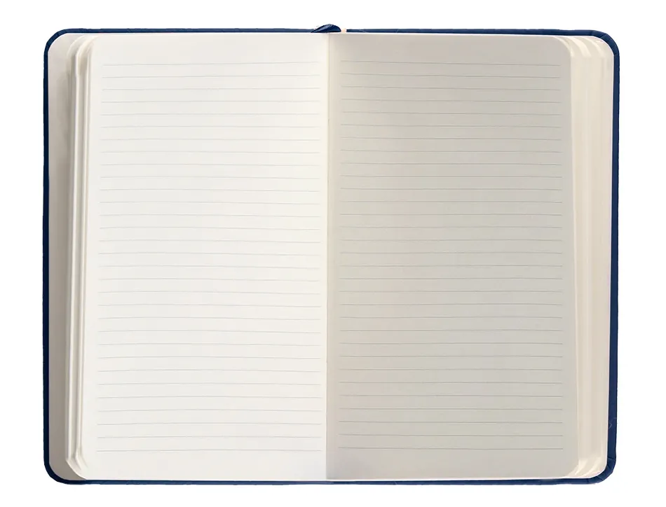 Carnet fermeture elastique antartik notes couverture rigide a6 ligne 100 feuilles 80gr fsc coloris bleu marine