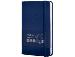 Carnet fermeture elastique antartik notes couverture rigide a6 ligne 100 feuilles 80gr fsc coloris bleu marine
