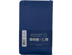 Carnet fermeture elastique antartik notes couverture rigide a6 ligne 100 feuilles 80gr fsc coloris bleu marine