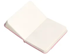 Carnet fermeture elastique antartik notes couverture rigide a7 papier uni ivoire 80 feuilles 80gr fsc rose pastel