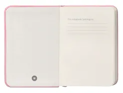 Carnet fermeture elastique antartik notes couverture rigide a7 papier uni ivoire 80 feuilles 80gr fsc rose pastel