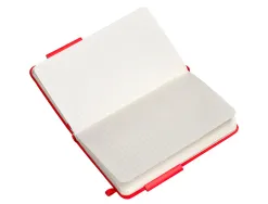 Carnet fermeture elastique antartik notes couverture rigide a6 ligne 100 feuilles 80gr fsc coloris rouge