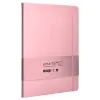 Carnet fermeture elastique antartik notes couverture rigide a4 ligne 100 feuilles 80gr fsc coloris rose pastel