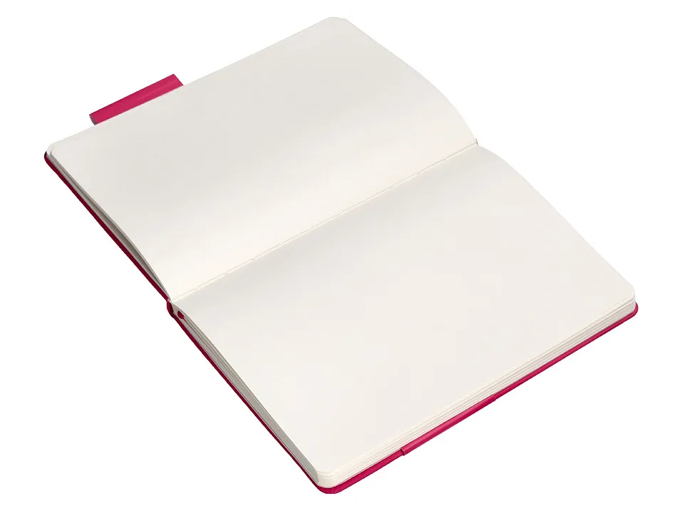 Carnet fermeture elastique antartik notes couverture rigide a5 papier uni ivoire 100 feuilles 80gr fsc framboise