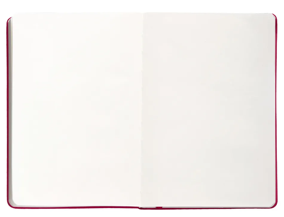 Carnet fermeture elastique antartik notes couverture rigide a5 papier uni ivoire 100 feuilles 80gr fsc framboise
