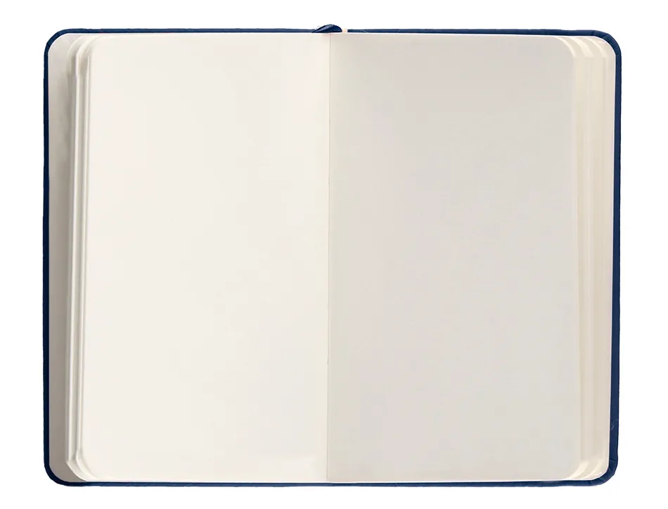 Carnet fermeture elastique antartik notes couverture rigide a6 papier uni ivoire 100 feuilles 80gr fsc bleu marine