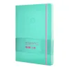 Carnet fermeture elastique rose antartik notes couverturerigide a4 ligne 100 feuilles 80gr fsc coloris turquoise