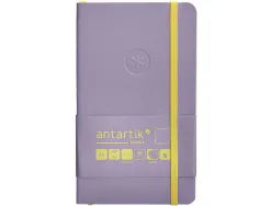 Carnet fermeture elastique jaune antartik notes couverture souple a6 papier uni ivoire 100 feuilles 80gr fsc lilas