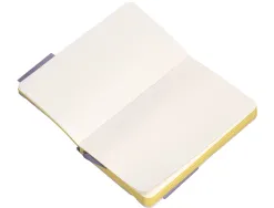 Carnet fermeture elastique jaune antartik notes couverture souple a6 papier uni ivoire 100 feuilles 80gr fsc lilas