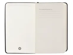 Carnet fermeture elastique antartik notes couverture rigide a6 papier uni ivoire 100 feuilles 80gr fsc coloris noir