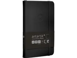 Carnet fermeture elastique antartik notes couverture rigide a6 papier uni ivoire 100 feuilles 80gr fsc coloris noir