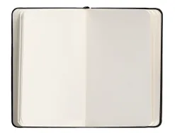 Carnet fermeture elastique antartik notes couverture rigide a6 papier uni ivoire 100 feuilles 80gr fsc coloris noir