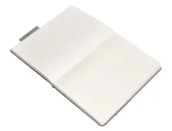 Carnet fermeture elastique turquoise antartik notes couverture rigide a4 ligne 100feuilles 80gr fsc coloris gris